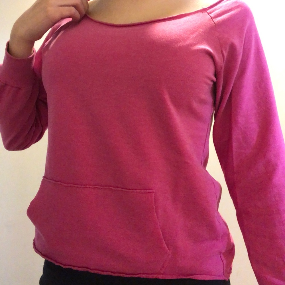 Pink hoodie